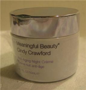 Cindy Crawford Meaningful Beauty Anti Aging Night Creme 1.7oz