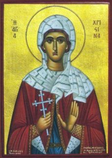 saint christina of persia also martyr christina of persia is venerated