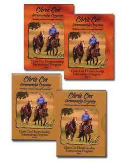  Chris Cox 22 DVD Set Horse Training