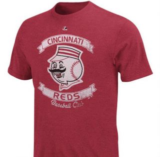 Cincinnati Reds Majestic Legendary Victory T Shirt Short Sleeve
