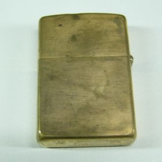 used vintage zippo brass lighter oriental beauty with box this is a
