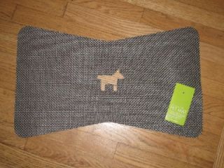 nwt chilewich dog pet mat carbon