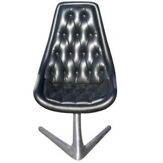 Kagan Style Chromcraft Unicorn Chair V Shaped Base