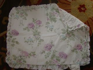 SIMPLY SHABBY CHIC LAVENDER ROSE QUILTED STANDARD SIZE PILLOW SHAM