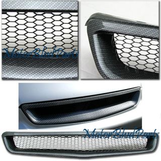 99 00 Honda Civic JDM TR Front Carbon Hood Grill Grille