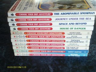 Choose Your Own Adventure Lot of 10 Books