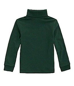 Class Club Boys Solid Turtleneck Size 3 3T Dark Green Red or White