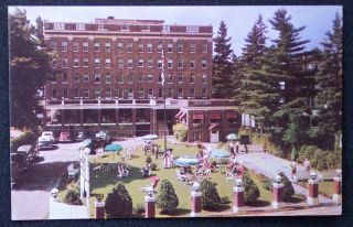 1950s Old Cars St Moritz Hotel Lake Placid NY Essex Co