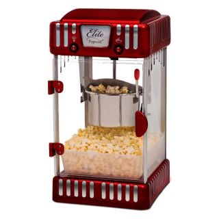 Elite Classic 2 5oz Kettle Red Tabletop Countertop Popcorn Maker