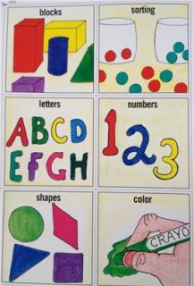 Classroom Visual Aid Schedule Set Autism Special Needs Disability