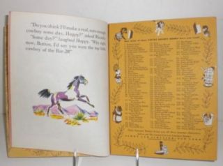 1952 Hopalong Cassidy The Bar 20 Cowboy Little Golden Book 1st Edition