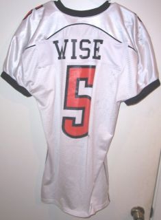 CHRISTIAN WISE Albany Firebirds AFL2 2009 Game Used Worn 5 JERSEY Size