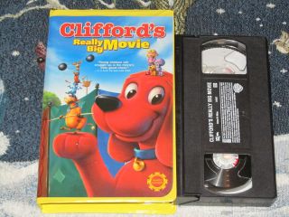 Cliffords Really Big Movie VHS Video Tape Free U s SHIP The Red Dog