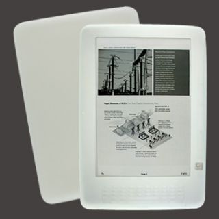 Clear Soft Skin Silicone Case Cover for E Book Kindle DX