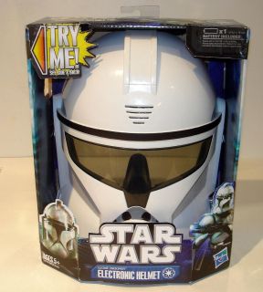 Clone Trooper Talking Voice Sounds Electronic Helmet Mask Star Wars