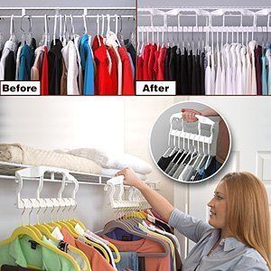 TV Hang Smart Closet Hanger Clothing Organizer Garment Sorting