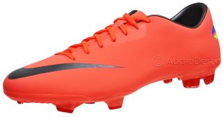 Nike Mercurial Glide III FG Mens Soccer Cleats Bright Mango Red