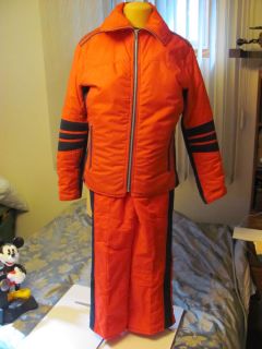 Vintage JC Jean Claude Killy Ski Outfit Jacket Pants Red VGUC M