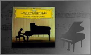 DG 2530 080 Christoph Eschenbach Beethoven Hammerklavier Sonate NM