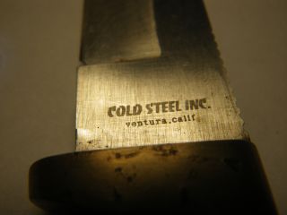 VINTAGE COLD STEEL TANTO KNIFE Ventura, California Made in Japan
