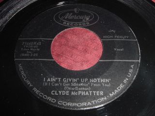 Clyde McPhatter TA TA R B 45 Mercury 71660