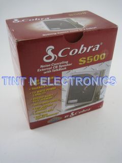 Cobra HG S500 CB Radio External Speaker HGS500 New