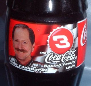 1996 6 PK 8oz Coke Bottles Dale Earnhardt