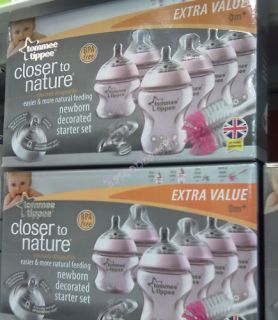 Tommee Tippee Closer to Nature Decorated Starter Girls
