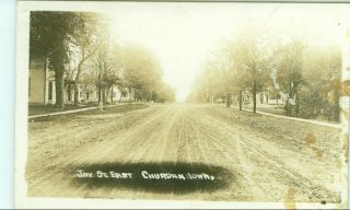  Jay Street East Churdan Iowa Real Photo 1915