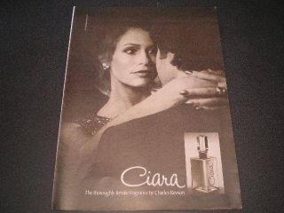 1979 Charles Revson Ciara Perfume Vintage Ad