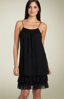 Kenneth Cole Reaction Tiered Silk Dress