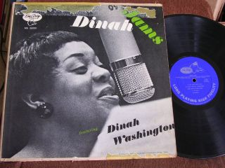 Dinah Washington Clifford Brown Dinah Jams Emarcy MG 36000 VG Vinyl