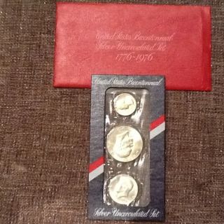 Coin US Bicentennial Silver Mint Uncirculated 1976 Coin Set W