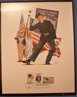  DOODLE DANDY by George M Cohan First Day of ISSUE panel, Uncle SAM