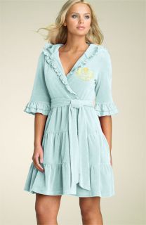 Juicy Couture Ruffled Terry Robe