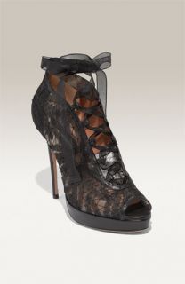 Valentino Floral Lace Bootie