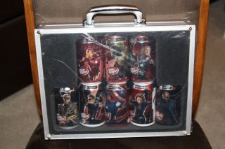 Collectible SEALED Case The Avengers Dr Pepper Empty Cans