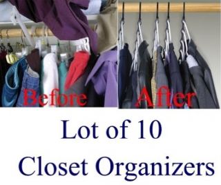 Closet Organization System 10 Magic Hangers Tie Organ
