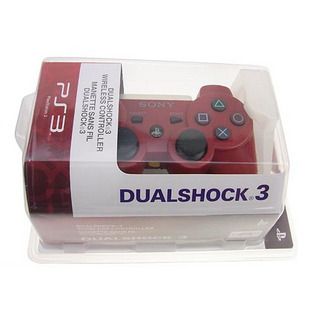 Dual Shock 3 Wireless Game Controller for PS3 Red Colo