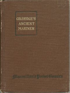 Antique Coleridges Ancient Mariner Kubla Khan Christabel Copyright