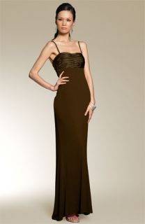 Mary L Couture Shirred Bodice Gown