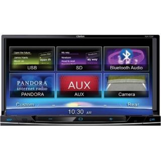 Clarion Nx702 6.95 Double din Multi Function Receiver w/Navigation