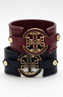 Tory Burch Logo Leather Bracelet