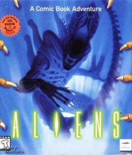 Aliens Comic Book Adventure Manual PC CD Space Game