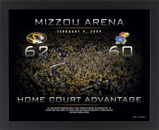 Missouri Tigers Home Court Advantage Basketball Print