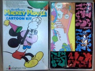Vintage Disney Colorforms Mickey Mouse Cartoon Kit