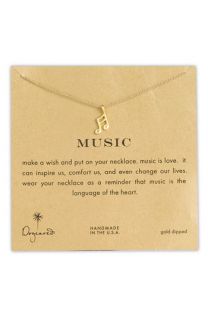 Dogeared Reminder   Musical Note Pendant Necklace