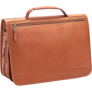 click an image to enlarge clava vachetta leather expandable briefcase