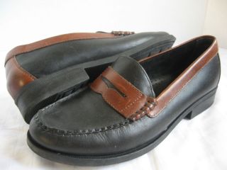 Colter Creek by H s Trask Two Tone Penny Loafers Shoes Size 7 5 WW EXC