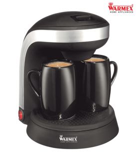Expresso Coffee Maker with Two Ceramic Cups Free Color Black and